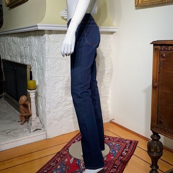 J BRAND Low Rise CIGARETTE Denim Slim Leg Stretch 914 INK Dark Jeans - Picture 8 of 9